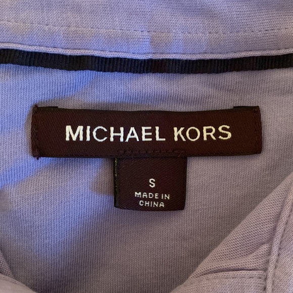 Men’s Michael Kors Polo, Purple, Size = S - Picture 2 of 4